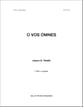 O Vos Omnes TTBB choral sheet music cover